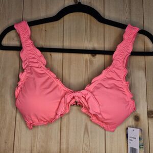 Small Pink Hobie Bikini Swim Top
